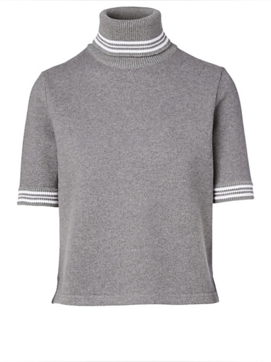 Thom Browne Sweaters - Thom Browne Short Sleeve Turtleneck Sweater